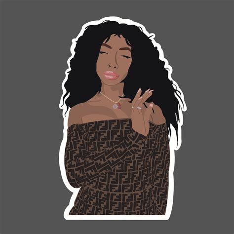 Sza Die Cut Sticker Etsy