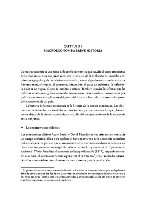 Elementos De Teoría Y Políticas Macroeconómicas Para Una Economía