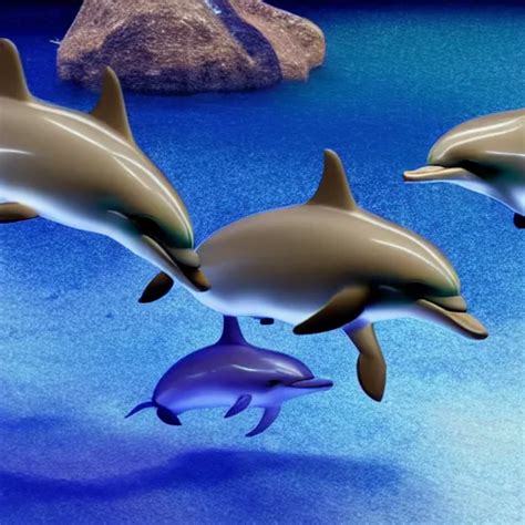 Dolphins Ruling Over Humans Cinematic Visual Asmr Stable