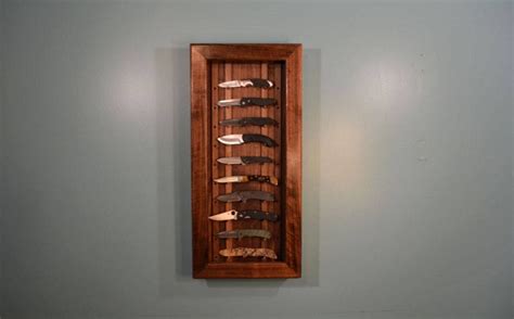 Knife Display Case Wall Mounted Knife Display Cabinet