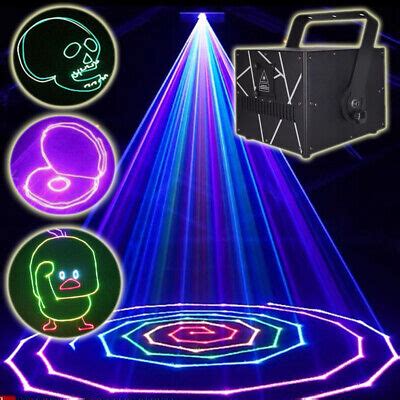 5W 6W 8W 10W RGB Animation Laser Projector DJ Light ILDA Stage Laser