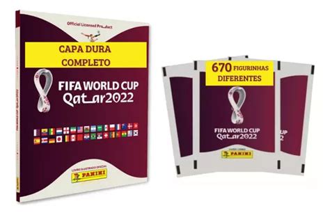 Album Copa 2022 Capa Dura 670 Figurinhas Completo Para Colar Frete grátis