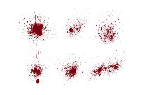 Blood Spatter Realistic Vector Graphic by bdvect1 · Creative Fabrica