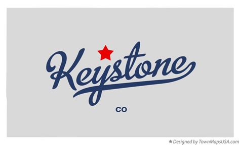 Map of Keystone, CO, Colorado