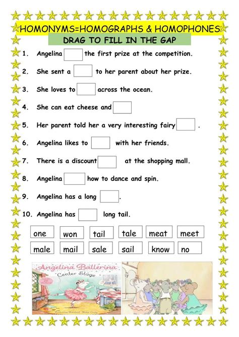 Free Homonym Worksheet Practice Identifying Homonyms