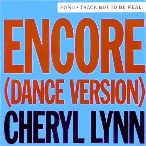 Cheryl Lynn - Encore (Dance Version) | Releases | Discogs