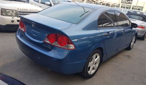 Used Honda Civic 2008 Gcc Specs Full Options Sunroof Dvd Alloy Wheels