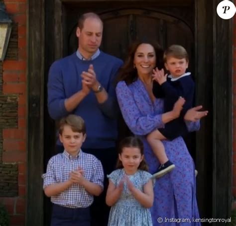 Kate Middleton William Et Leurs Enfants La T L Apparition