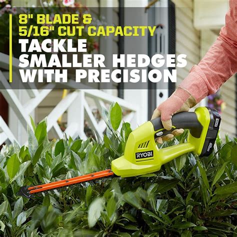 Ryobi One 18v Cordless Grass Shear And Shrubber Trimmer With Battery And Charger 46396014955 Ebay