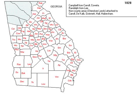 Maps - Heard County Formation