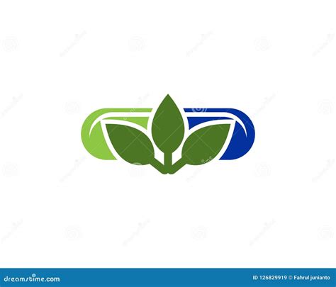 Capsule Logo Design Template Stock Vector - Illustration of ...