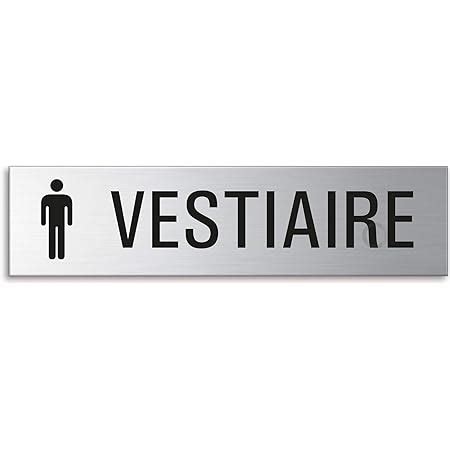 Aua Signaletique Plaque Alu Bross Vestiaires Femmes Picto X