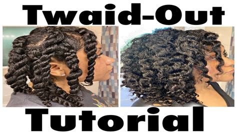 Twaid Out Tutorial On Stretched Natural Hair Heatless Wand Curl Look