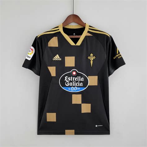 Camisa Celta De Vigo Away Torcedor Adidas Masculina Preto