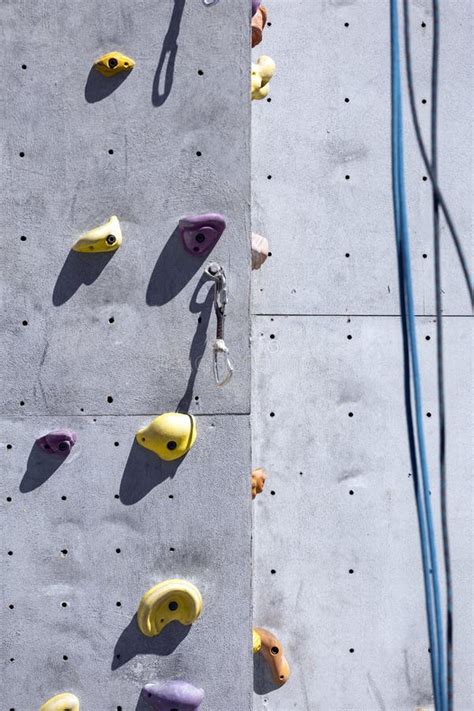 Climbing Wall Grips Stock Image Image Of Flat Action 251284281