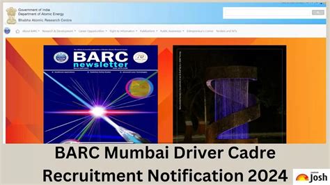 BARC Recruitment 2024 Apply For 50 Driver Cadre Posts Check Eligibility