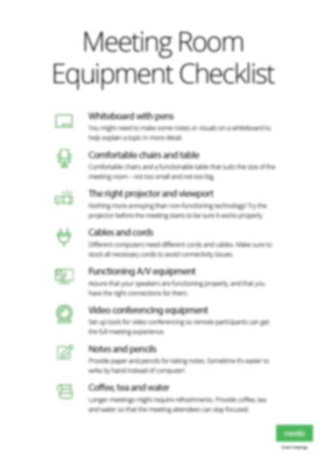 Meetio - Download our meeting equipment poster