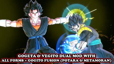 Dual Xeno Gogeta Vegito W Gogito Fusion All Transformations Ssj 2 Ssb Metamoran Potara Ui