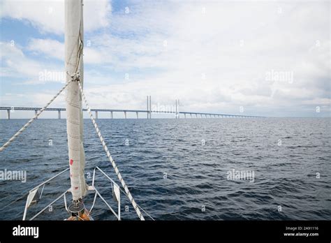 View of Oresund bridge Stock Photo - Alamy