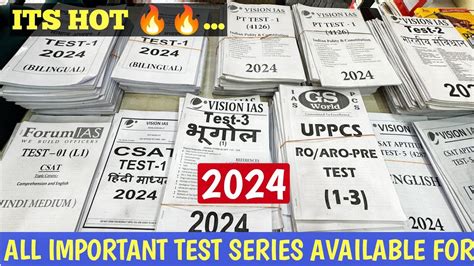 Vision IAS Prelims Test Series 2024 Vision IAS Test Series 2024 In