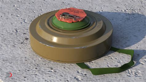 Artstation Anti Tank Blast Mine Tm 62 Clean 3d Model