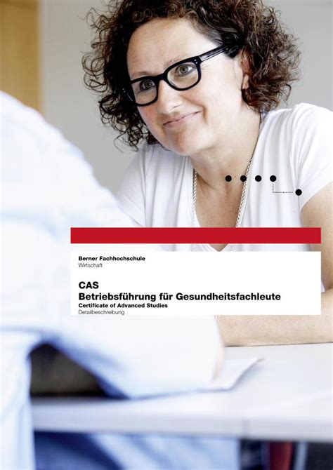 PDF CAS Betriebsführung für Gesundheitsfachleute Modul 8