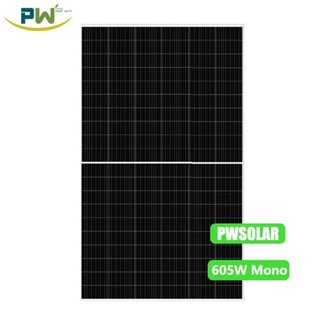 Commercial Use Tuv Ce Cell Module Half Cells W W Solar Panel