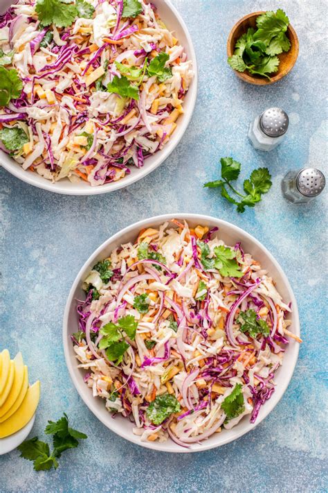 Fresh Mango Slaw Recipe The Novice Chef