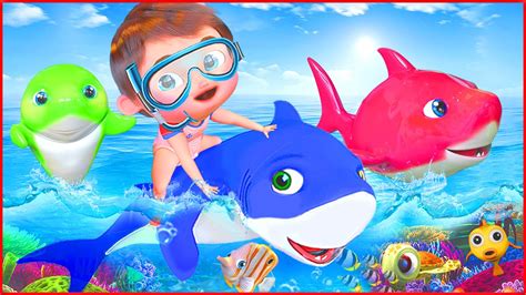 🔴baby Shark Counting Learn Numbers With Baby Shark Baby Song