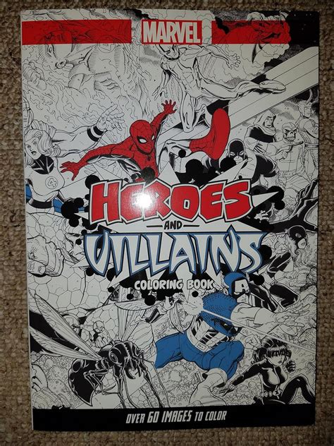 Marvel Heroes And Villains Colouring Book Amazon Mx Juguetes Y