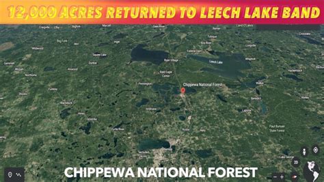 Acres Returned To Leech Lake Band Of Ojibwe Inewz