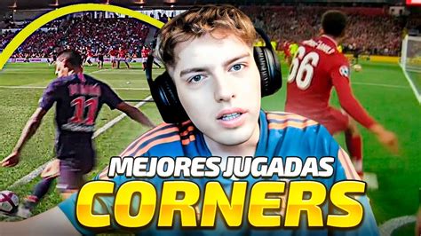 DAVOO XENEIZE REACCIONA A LAS MEJORES JUGADAS DE CORNER YouTube