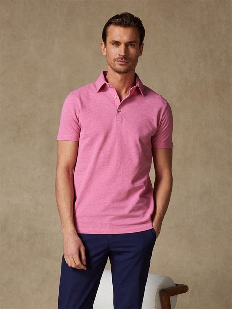 Polo H Ritage En Piqu Rose Chin Rose Monsieur