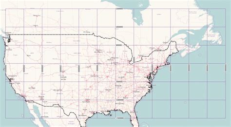 Printable US Map With Longitude And Latitude