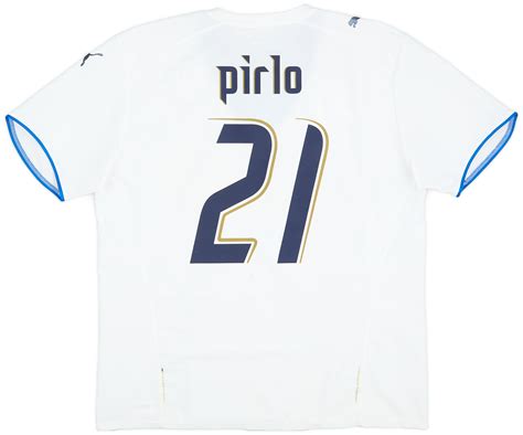 Italy Away Shirt Pirlo Xl