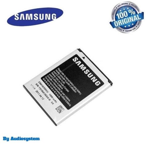 Original Samsung 1000mah Battery For Gt S3350 S3850 S5222 Corby 2 Eb424255vu Ebay