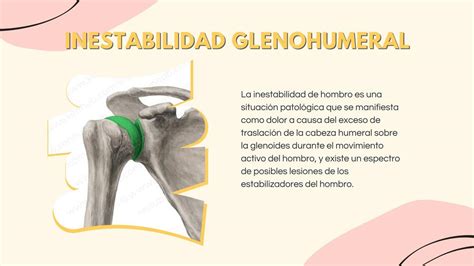 Inestabilidad glenohumeral y luxaciones de hombro presentación