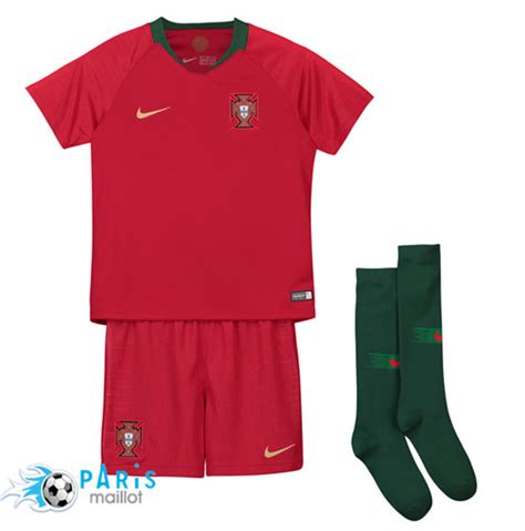 Ensemble Maillot Foot Portugal Enfant Domicile Coupe Du Monde 2018