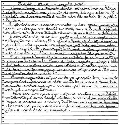 Exemplos De Redação Nota Zero No Enem Novo Exemplo