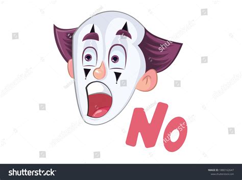 Vector Cartoon Illustration Mime Boy Saying Stock Vector Royalty Free