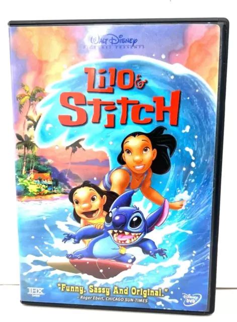 Lilo Stitch Dvd Very Good Includes Insert Booklet Walt Disney