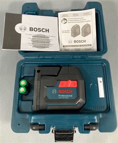 Bosch Gpl G Three Point Self Leveling Alignment Laser Green Beam