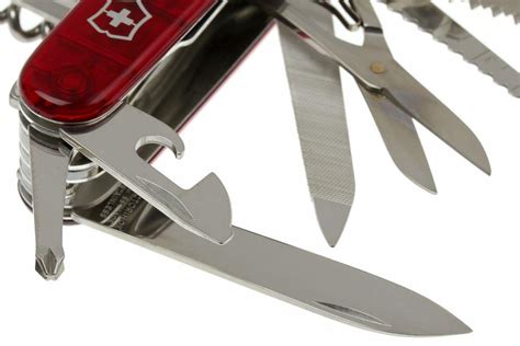 Victorinox SwissChamp Transparant Rood 1 6795 T Zwitsers Zakmes