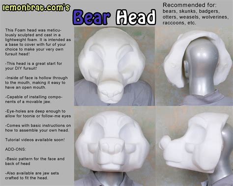 Image Result For Fursuit Bear Fursuit Head Fursuit Head Base