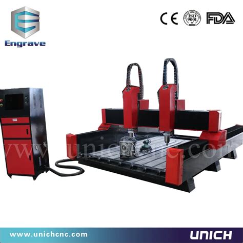 High Speed LXS 1325 Stone Cnc Router Machine With Double Head Wood Cnc