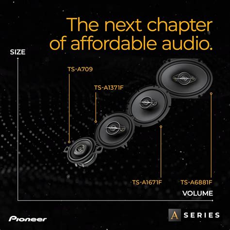 PIONEER A Series TS A1371F altavoces coaxiales de audio para automóvil