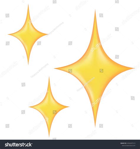 Illustration Emoji Cute Stars Stock Vector (Royalty Free) 1656307513 ...