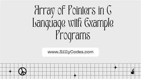 Array Of Pointers In C Language With Example Programs