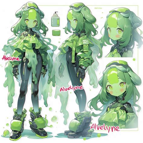 Slime Girl Adoptable Open By Aivelyne On Deviantart