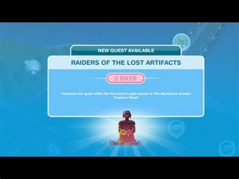 Menyelesaikan Quest Raiders Of The Lost Artifacts The Sims Freeplay